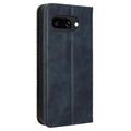 Google Pixel 9a Retro Pung Taske med Magnetisk Lukning - Blå
