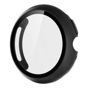 Google Pixel Watch 4 Plastikcover med Skærmbeskyttelse Hærdet Glas - 41mm - Sort