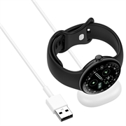 Google Pixel Watch 4 USB-A magnetisk opladerkabel - 1m - hvid