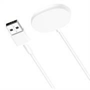Google Pixel Watch 4 USB-A magnetisk opladerkabel - 1m - hvid