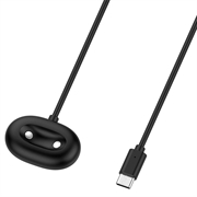 Google Pixel Watch 4 USB-C magnetisk opladerkabel - 1m - sort