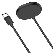 Google Pixel Watch 4 USB-C magnetisk opladerkabel - 1m - sort