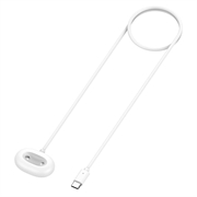Google Pixel Watch 4 USB-C magnetisk opladerkabel - 1m - hvid