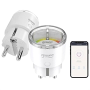 Gosund EP2 WiFi Smart Plug - 2500W, 10A, Tuya - Hvid