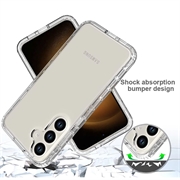 Samsung Galaxy S24 Gradient Series Hybrid Cover - Blå / Gennemsigtig