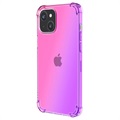 Gradient Stødtæt iPhone 14 TPU Cover - Pink / Lilla