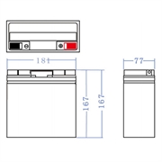 Green Cell AGM VRLA 12V 18Ah vedligeholdelsesfrit batteri til plæneklipper, scooter, båd, kørestol
