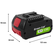 Green Cell-batteri til Bosch GBA 18V 4Ah