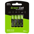 Green Cell HR03 Genopladelige AAA Batterier - 950mAh - 1x4