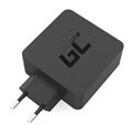 Green Cell PD 3.0 USB-C Smartphone & Bærbar Hurtig Oplader - 60W - Sort