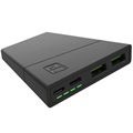 Green Cell PowerPlay10 Powerbank 10000mAh - USB-C PD, 2x USB-A - Sort