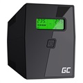 Green Cell PowerProof UPS med 2x AC Stik, 1x USB-B, 2x RJ11 - 600VA/360W