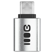 Green Cell USB-C til USB-A OTG-adapter - 480Mbps, 2.4A, 12W - Sølv