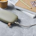GreyLime flettet USB-A / Lightning-kabel - MFi-certificeret - 1m - beige