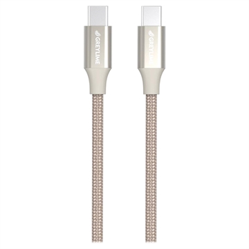 GreyLime Flettet USB-C / USB-C Kabel - 2m