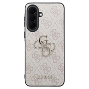 Samsung Galaxy A37 Guess 4G Big Metal Logo Hybrid Cover - Pink