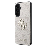 Samsung Galaxy A37 Guess 4G Big Metal Logo Hybrid Cover - Pink