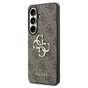 Samsung Galaxy S26+ Guess 4G Big Metal Logo Hybrid Cover - Brun