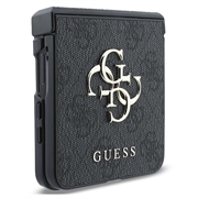 Samsung Galaxy Z Flip8 Guess 4G Big Metal Logo Hybrid Cover - Grå