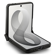 Samsung Galaxy Z Flip8 Guess 4G Big Metal Logo Hybrid Cover - Grå