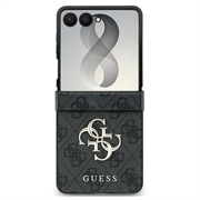 Samsung Galaxy Z Flip8 Guess 4G Big Metal Logo Hybrid Cover - Grå
