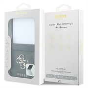 Samsung Galaxy Z Flip8 Guess 4G Big Metal Logo Hybrid Cover - Grå