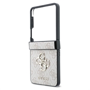 Samsung Galaxy Z Flip8 Guess 4G Big Metal Logo Hybrid Cover - Pink