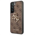 Guess 4G Big Metal Logo Samsung Galaxy S22 5G Hybrid Cover - Brun