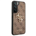 Guess 4G Big Metal Logo Samsung Galaxy S22 5G Hybrid Cover - Brun