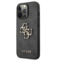 Guess 4G Big Metal Logo iPhone 13 Pro Hybrid Cover - Sort