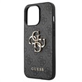 Guess 4G Big Metal Logo iPhone 13 Pro Max Hybrid Cover - Sort
