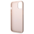 Guess 4G Big Metal Logo iPhone 14 Hybrid Cover - Pink