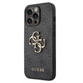 Guess 4G Big Metal Logo iPhone 14 Pro Max Hybrid Cover - Sort