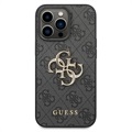 Guess 4G Big Metal Logo iPhone 14 Pro Max Hybrid Cover - Sort