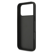 iPhone 18 Pro Max Guess 4G Big Metal Logo Hybrid Cover - Grå