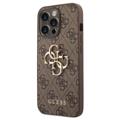 Guess 4G Big Metal Logo iPhone 14 Pro Hybrid Cover (Open Box - God stand) - Brun