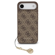 iPhone Air Guess 4G Charm Hybrid Cover - MagSafe-kompatibel - Brun