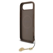 iPhone Air Guess 4G Charm Hybrid Cover - MagSafe-kompatibel - Brun