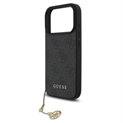 iPhone 17 Pro Guess 4G Charm Hybrid Cover - MagSafe-kompatibel