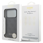 iPhone 17 Pro Guess 4G Charm Hybrid Cover - MagSafe-kompatibel