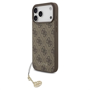 iPhone 17 Pro Max Guess 4G Charm Hybrid Cover - MagSafe-kompatibel - Brun