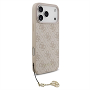 iPhone 17 Pro Max Guess 4G Charm Hybrid Cover - MagSafe-kompatibel - Pink