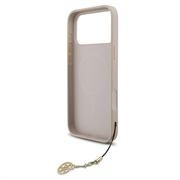 iPhone 17 Pro Max Guess 4G Charm Hybrid Cover - MagSafe-kompatibel - Pink