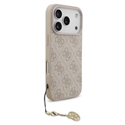 iPhone 17 Pro Guess 4G Charm Hybrid Cover - MagSafe-kompatibel - Pink