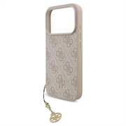iPhone 17 Pro Guess 4G Charm Hybrid Cover - MagSafe-kompatibel - Pink