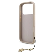 iPhone 17 Pro Guess 4G Charm Hybrid Cover - MagSafe-kompatibel - Pink