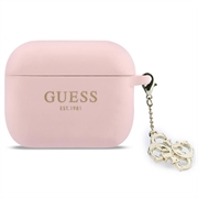 AirPods Pro 3 Guess 4G Charm Silikone Cover - Pink