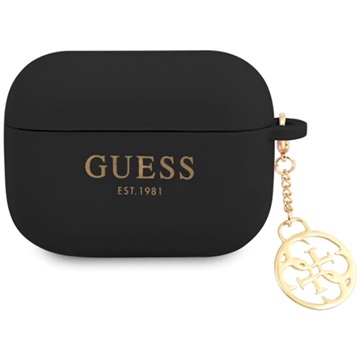 Guess 4G Charm AirPods Pro Silikone Cover - Sort