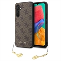 Guess 4G Charms Collection Samsung Galaxy A54 5G Hybrid Cover - Brun