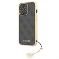 Guess 4G Charms Collection iPhone 13 Pro Max Hybrid Cover - Grå